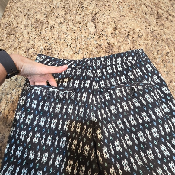Shades of Grey by Micha Cohen Geometric Shorts Black‎ Men's Size 30 - Picture 8 of 11